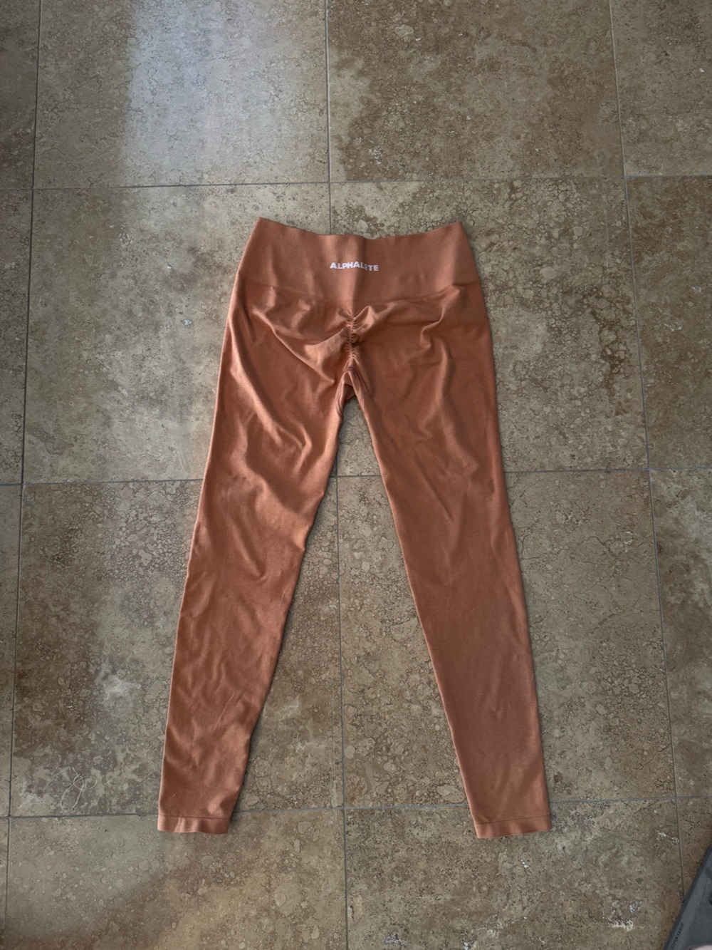 Alphalete Copper/Terracotta Seamless Leggings